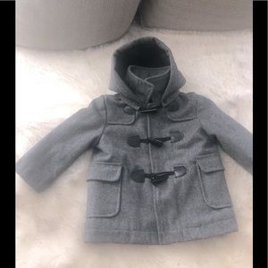 Baby Gray Wool Coat